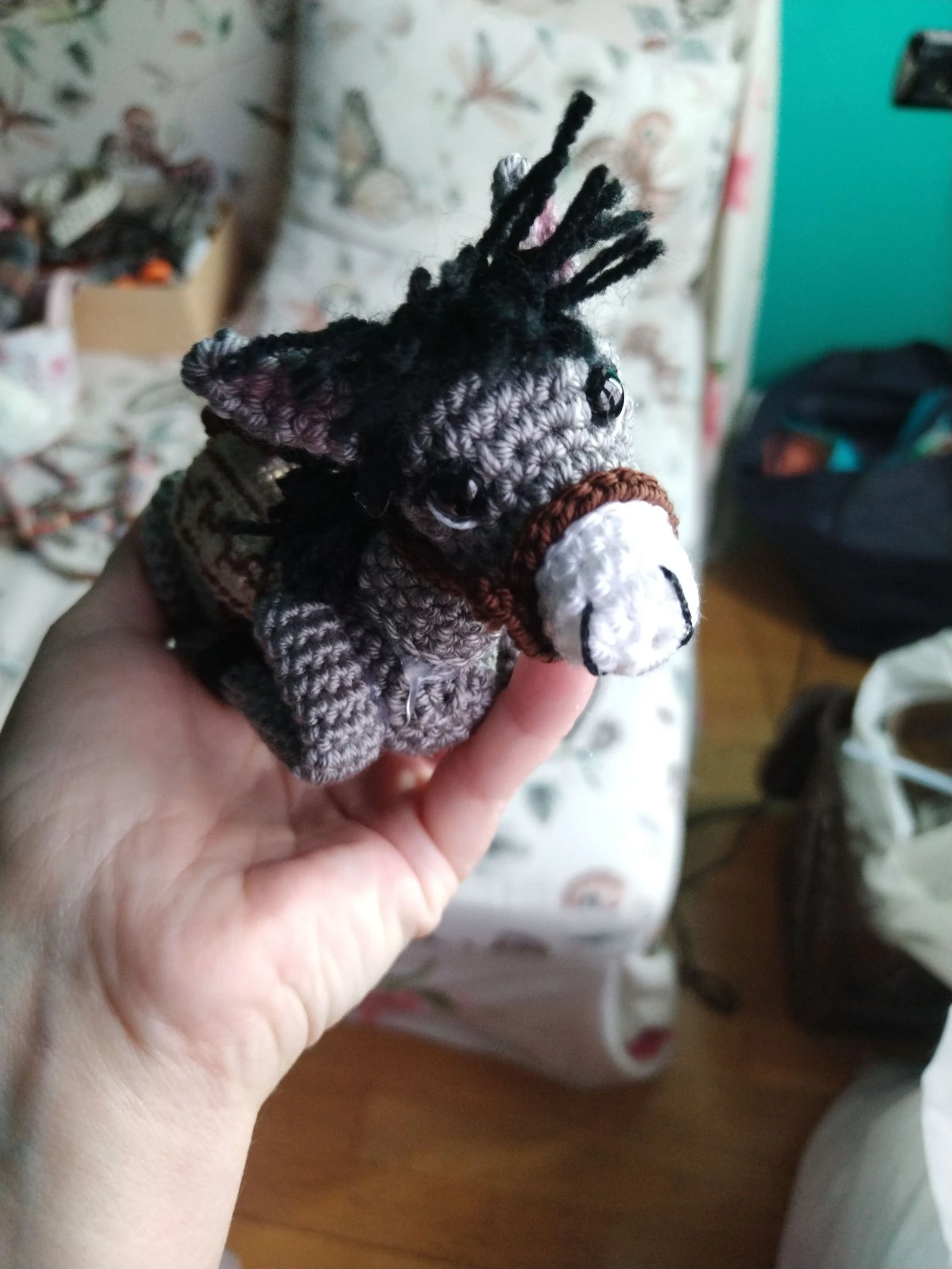 Burro de crochet 